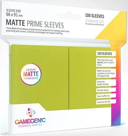 Gamegenic Matte Prime Sleeves lime, 100 Stück