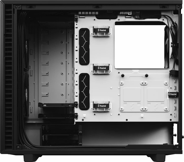 Fractal Design Define 7 Black/White TG Clear Tint, Glasfenster, schallgedämmt