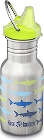 Klean Kanteen Kid Classic Sippy Cap Trinkflasche 355ml shark fade