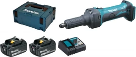 Makita DGD800RFJ Akku-Geradschleifer inkl. MAKPAC + 2 Akkus 3.0Ah