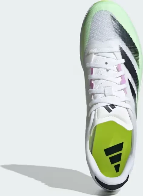 adidas Adizero Distancestar Spike cloud white/core black/green spark