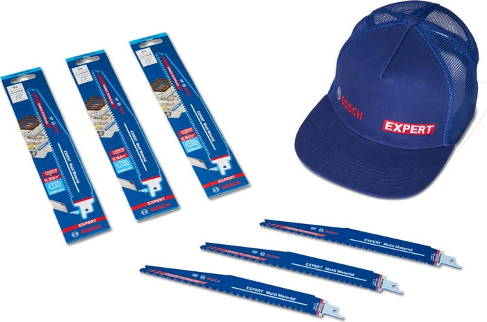 Bosch Professional EXPERT S1156XHM Multi Material Säbelsägeblatt-Set, 3-tlg.