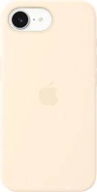 Apple Silikon Case mit MagSafe für iPhone 17e vanille