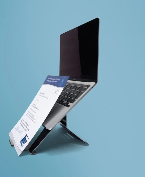 R-Go Riser Document, Notebook-Stand bis 20", schwarz, verstellbar