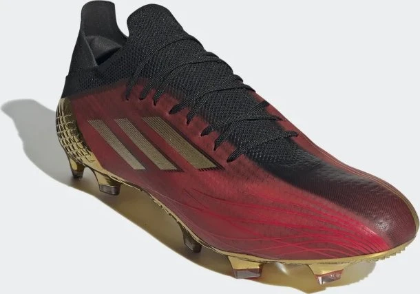 adidas X Speedflow.1 FG vivid red/gold metallic/core black