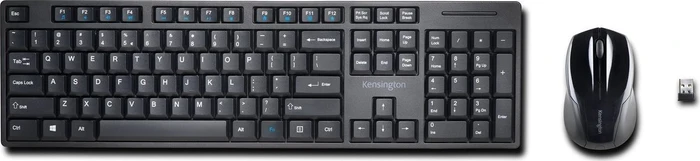 Kensington ProFit Low-Profile Wireless Desktop Set, USB, DE