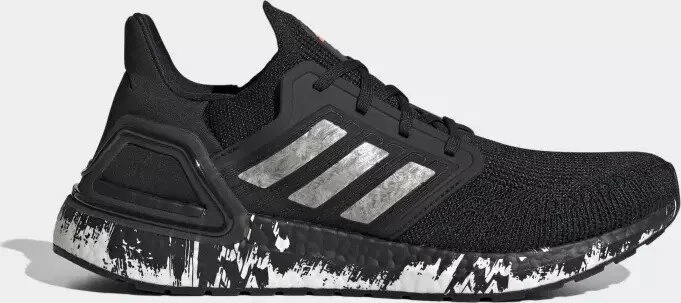 adidas Ultraboost 20 core black/cloud white/signal coral (Herren)
