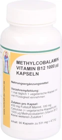 Reinhildis-Apotheke Methylcobalamin Vitamin B12 1000µg Kapseln, 90 Stück