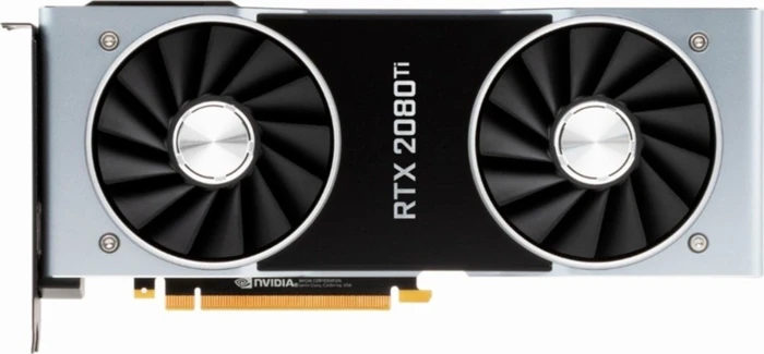 NVIDIA GeForce RTX 2080 Ti Founders Edition, 11GB GDDR6, HDMI, USB-C, 3x DP