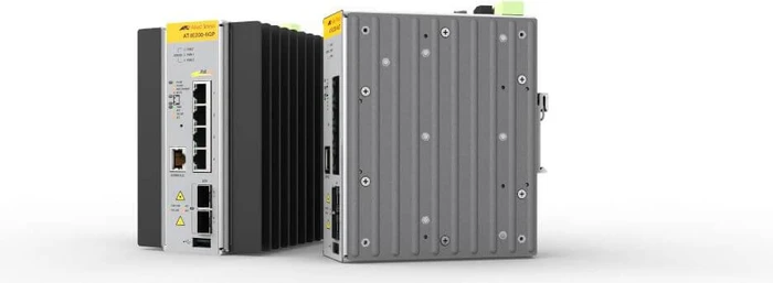 Allied Telesis IE200 Industrial Railmount Managed Switch, 4x RJ-45, 2x SFP, 120W PoE+