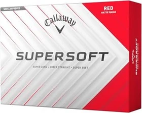 Callaway Supersoft Golfbälle matt rot, 12 Stück