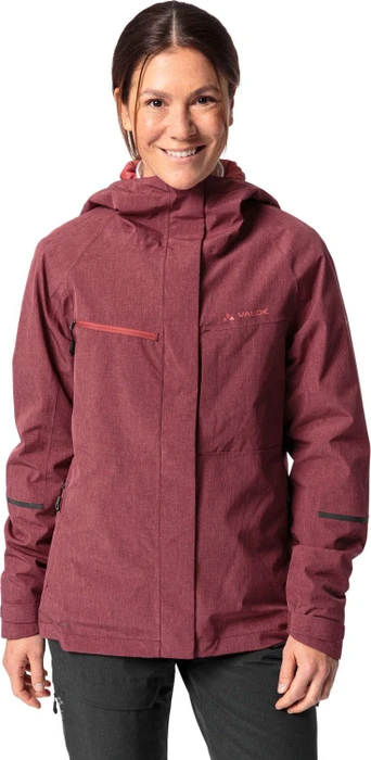 Vaude Yaras Warm Rain Fahrradjacke cassis uni (Damen)