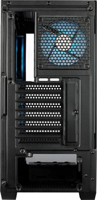 Cooler Master Elite 690 Wood Black, schwarz/braun, Glasfenster