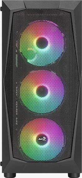 AeroCool Falcon, Lüfter LED Fixed RGB, Acrylfenster
