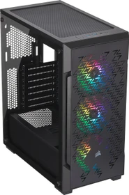 Corsair iCue 220T RGB Airflow, schwarz, Glasfenster