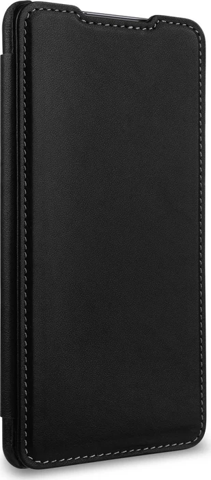 Stilgut Book Type Leather Case Nappa für Samsung Galaxy S20+ schwarz