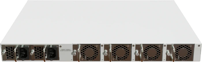 MikroTik Cloud Router Switch CRS520 Rackmount 100G Managed Switch, 16x QSFP28, 4x SFP28, 2x RJ-45
