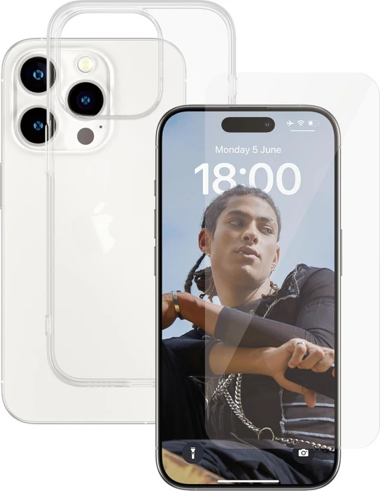 PanzerGlass Safe 2-in-1 Pack für Apple iPhone 15 Pro