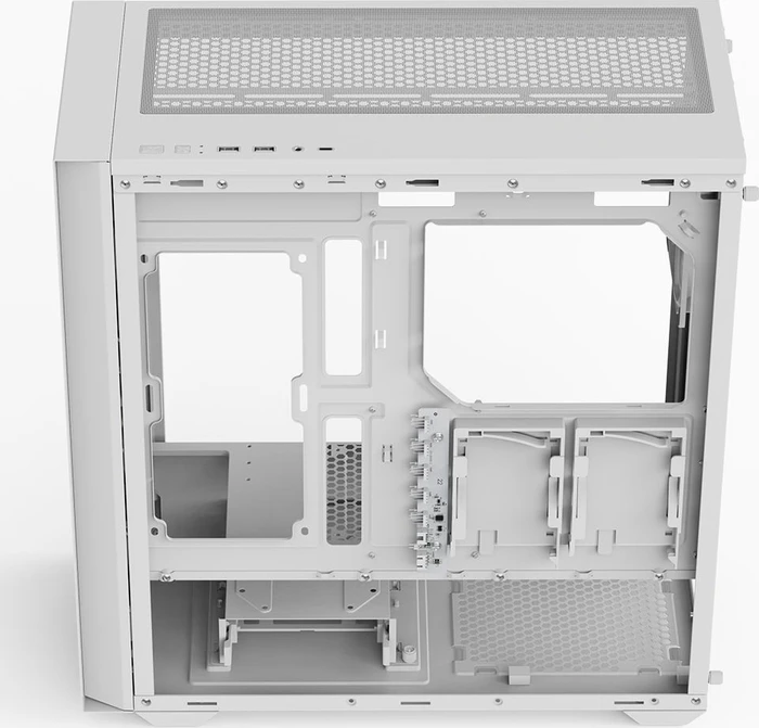 AeroCool D502A White, Glasfenster
