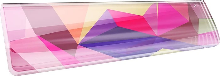 Cherry Xtrfy WR5 Litus Pink Compact Wrist Rest, transparent/violett/orange/rosa