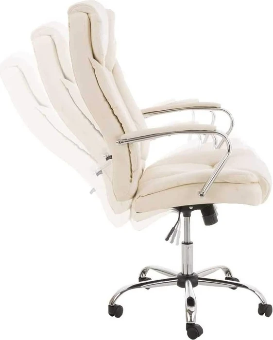 CLP BIG Xanthos Kunstleder Bürostuhl, creme