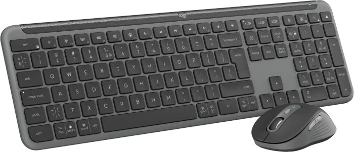 Logitech MK950 Signature Slim Combo for Business Graphite, Logi Bolt, USB/Bluetooth, US