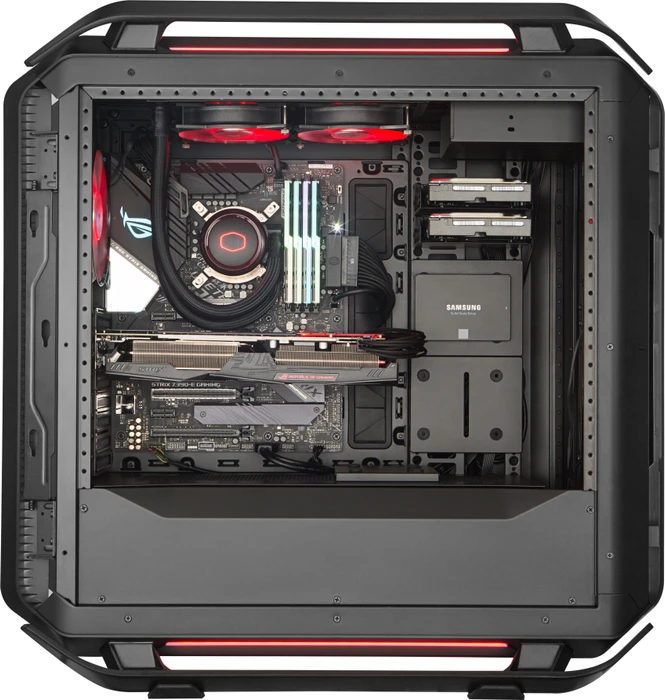 Cooler Master Cosmos C700P Black Edition, Glasfenster