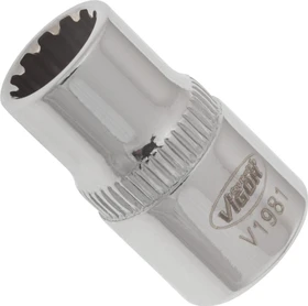 Vigor Außenzwölfkant Steckschlüssel 1/4", 8x25mm