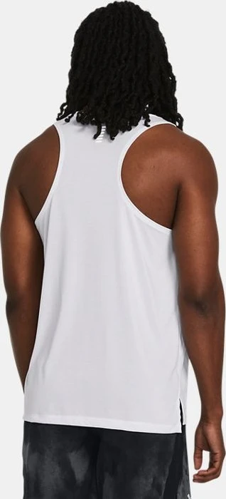 Under Armour Launch Funktionsshirt ärmellos white/reflective (Herren)