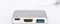Digitus USB-C auf HDMI Multiport Adapter silber/weiß Vorschaubild