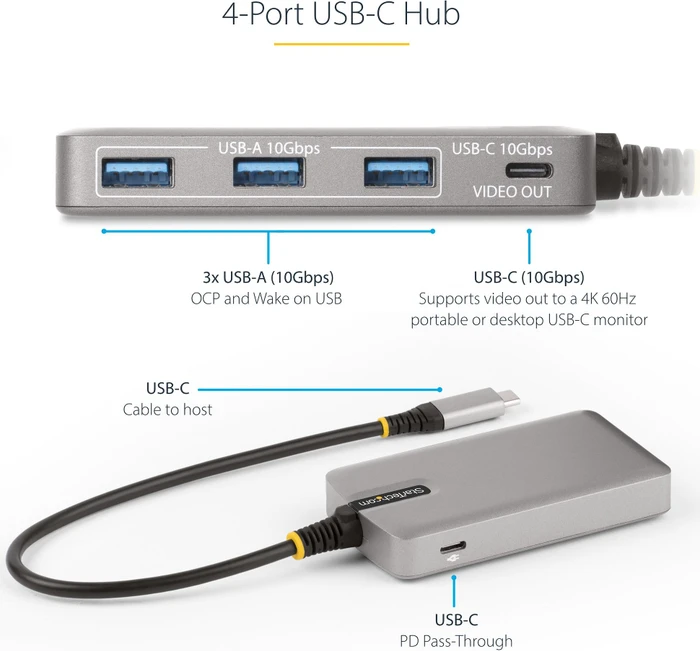 StarTech Video Multiport-Adapter, USB-C 3.1 [Stecker]