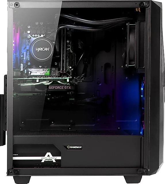 Hyrican Striker 6669 RGB, Ryzen 5 5600X, 16GB RAM, 960GB SSD, Radeon RX 6700 XT