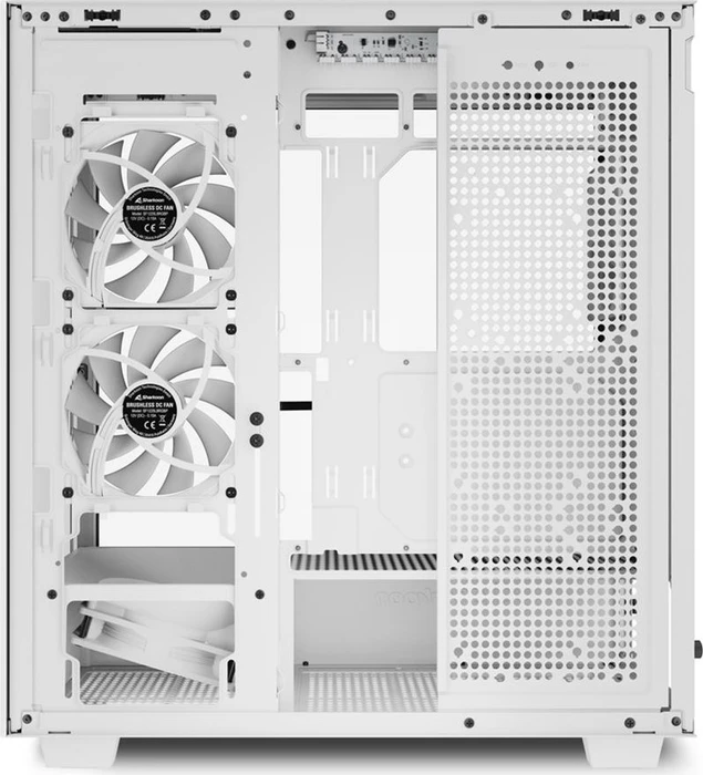Sharkoon Rebel C60 RGB White, Glasfenster