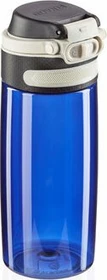Leifheit Tritan Flip Trinkflasche 550ml dunkelblau