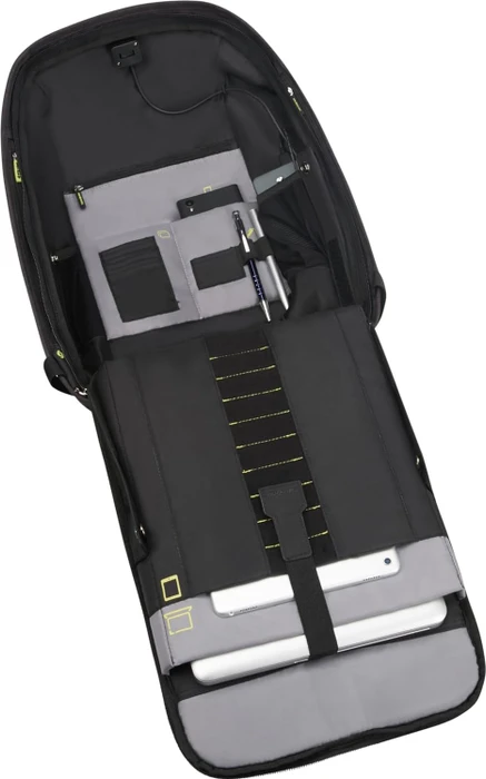 Samsonite Securipak, Backpack, 15.6" Notebook-Rucksack, 44cm, 17l, Black Steel