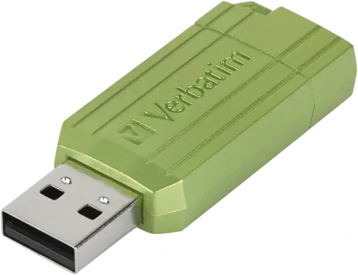 Verbatim Store 'n' Go PinStripe 64GB Eucalyptus Green, USB-A, USB 2.0