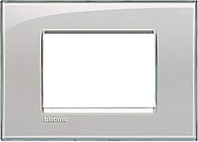 Bticino Livinglight Abdeckrahmen 1-fach, eisgrau