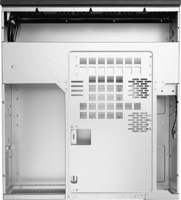 SilverStone RM32, Rackmount Server, schwarz/grau, 3HE, SFX-L
