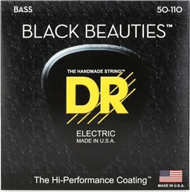 DR Strings Black Beauties Bass Heavy