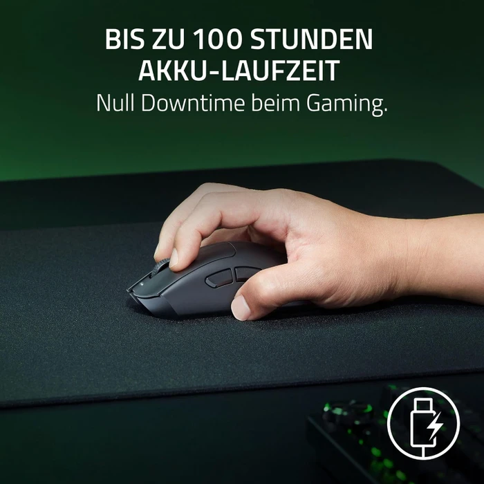 Razer DeathAdder V3 HyperSpeed schwarz Soft-Touch, USB