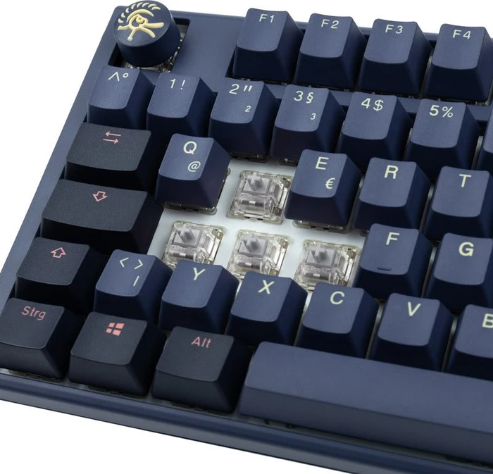 Ducky One 3 Cosmic Blue PBT, LEDs RGB, MX SPEED RGB Silver, USB, DE