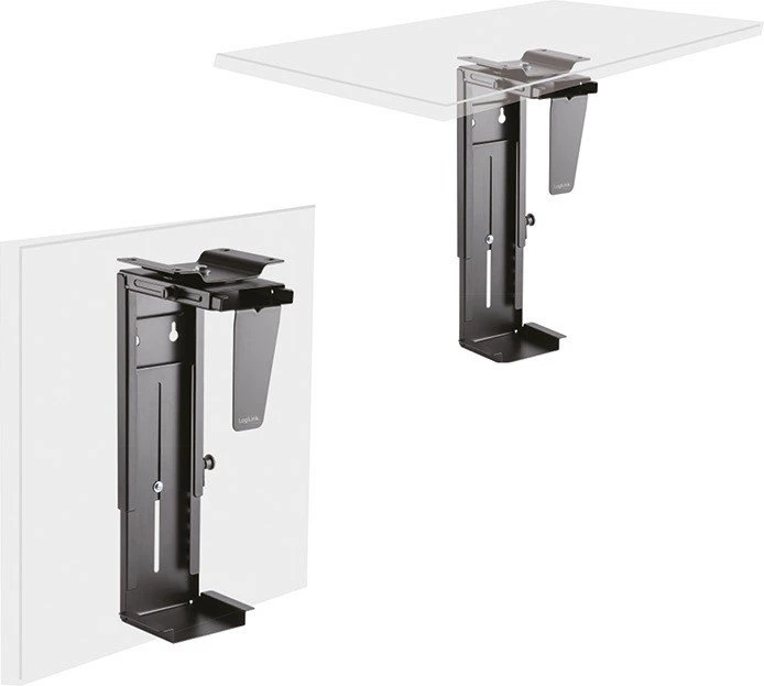 LogiLink PC-Halterung, Untertischmontage, Wandmontage