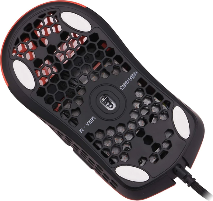 HK Gaming Mira-M Gaming Mouse Monza rot/schwarz, USB