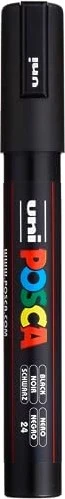 Uni-Ball POSCA PC-5M Acrylmarker schwarz