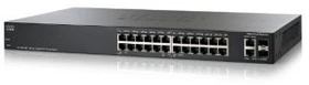 Cisco SF200 Rackmount Smart Switch, 24x RJ-45, 2x RJ-45/SFP (SF200-24 / SLM224GT)