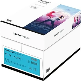 inapa tecno colors Universalpapier blau, A4, 80g/m², 2500 Blatt