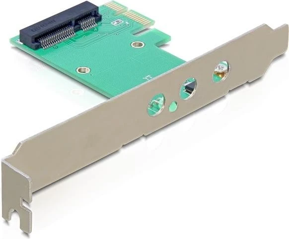 DeLOCK Mini PCIe zu PCIe x1 Adapterkarte mit externen Antennenanschlüssen, PCIe x1
