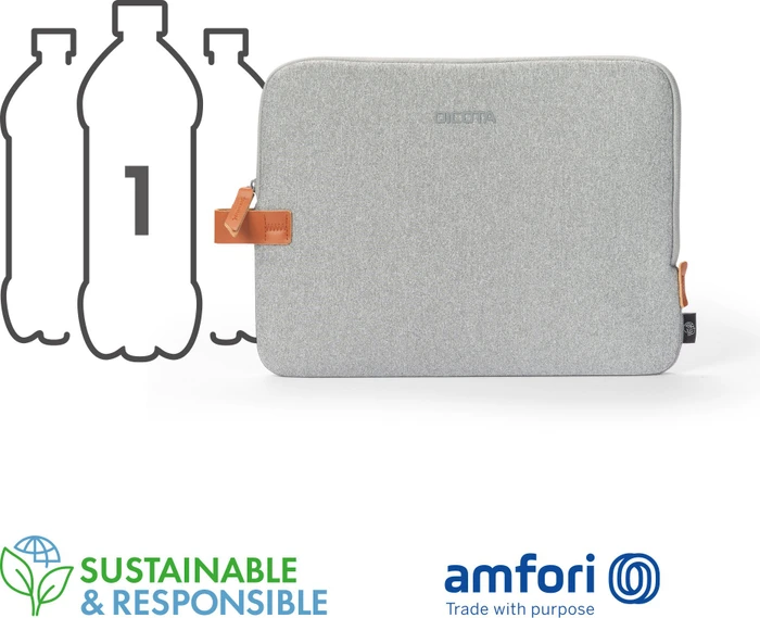 Dicota Skin Urban 15" Notebookhülle, grau