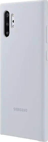Samsung Silicone Cover für Galaxy Note 10+ silber