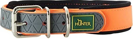 Hunter Convenience Comfort Hundehalsband, Kunststoffmaterial, Neopren, 60 L, orange